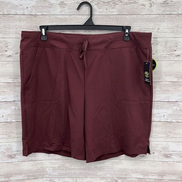 Women's French Terry Cloth Bermuda Shorts 2-Pack Size XXL - Picture 4 of 14